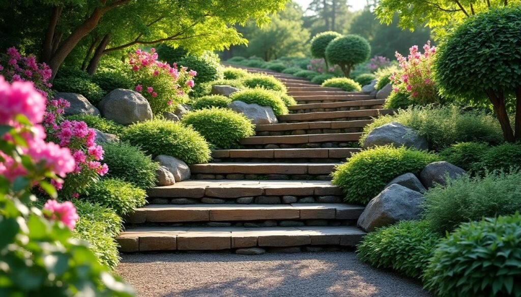 découvrez comment concevoir un escalier de jardin parfaitement adapté à une pente raide pour allier sécurité, esthétique et fonctionnalité dans votre espace extérieur.