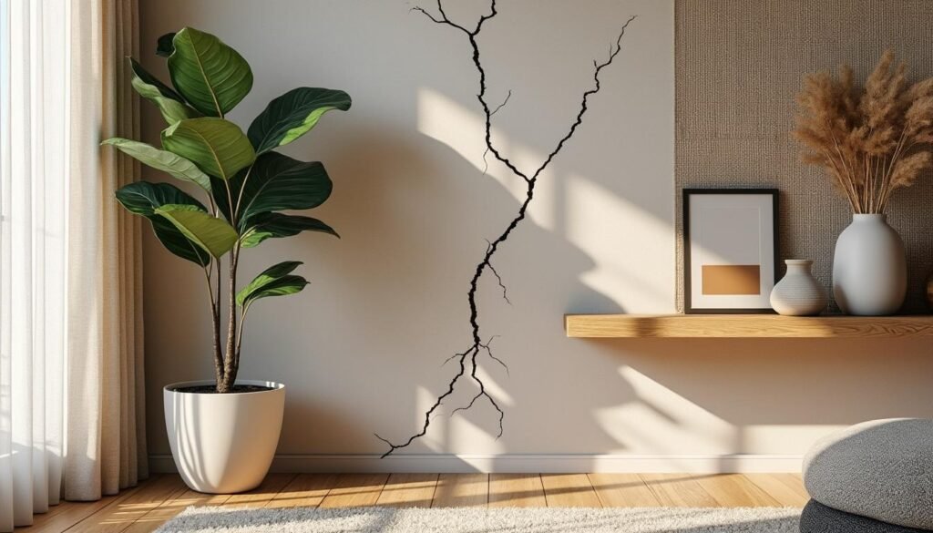 découvrez des idées déco originales et faciles à réaliser pour dissimuler joliment les fissures sur vos murs et embellir votre intérieur.