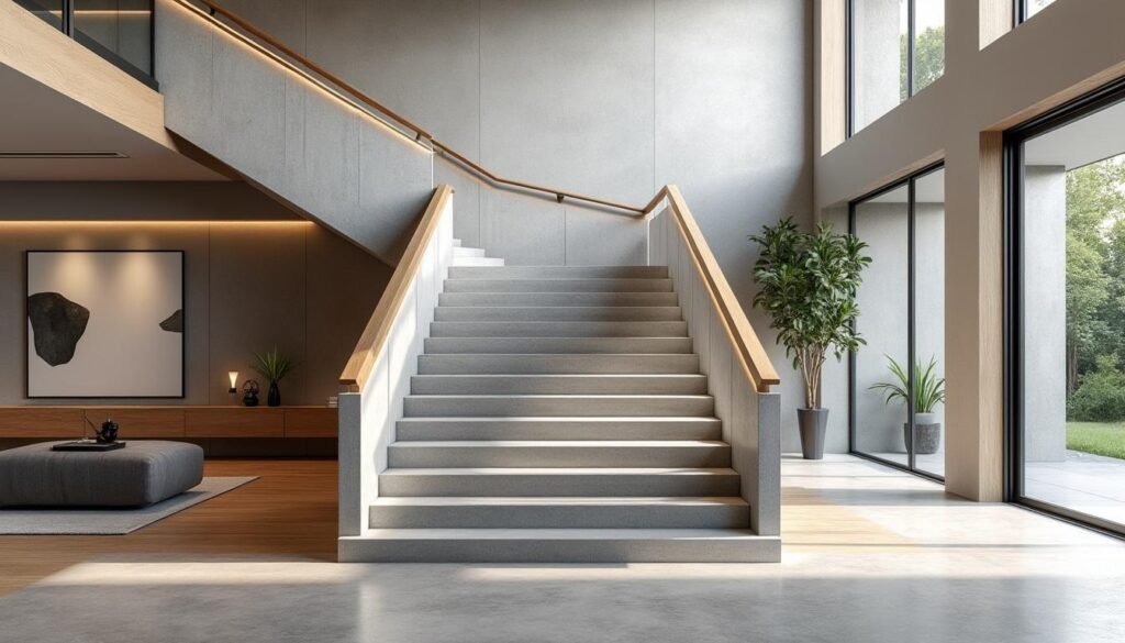 découvrez les avantages d'un escalier moderne en béton pour sublimer votre intérieur : design contemporain, durabilité exceptionnelle et entretien facile.